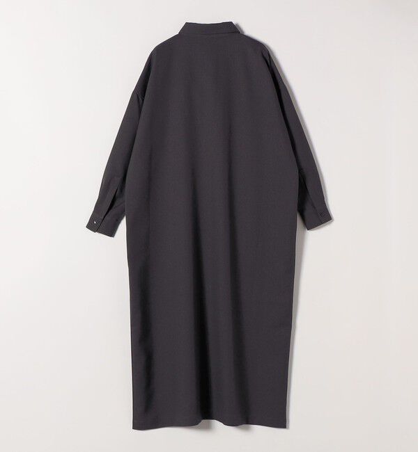 SHIPS any「SHIPS any:〈洗濯機可能〉サージ スキッパー シャツ ワンピース」|ワンピース|