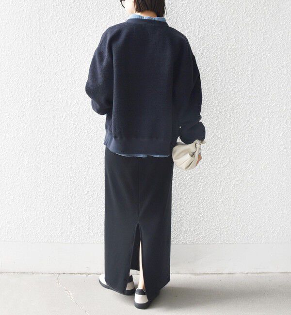 SHIPS for women「〈手洗い可能〉スライバー スナップ ボタン カーディガン」|カーディガン|