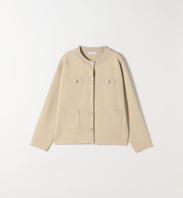 SHIPS any「SHIPS any:〈手洗い可能〉クルーネック ニット ジャケット カーディガン」|カーディガン|