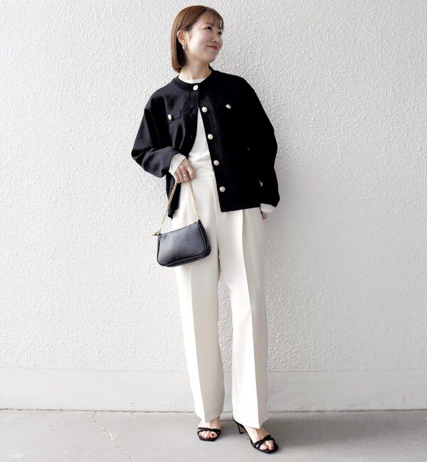 SHIPS any「SHIPS any:〈手洗い可能〉クルーネック ニット ジャケット カーディガン」|カーディガン|