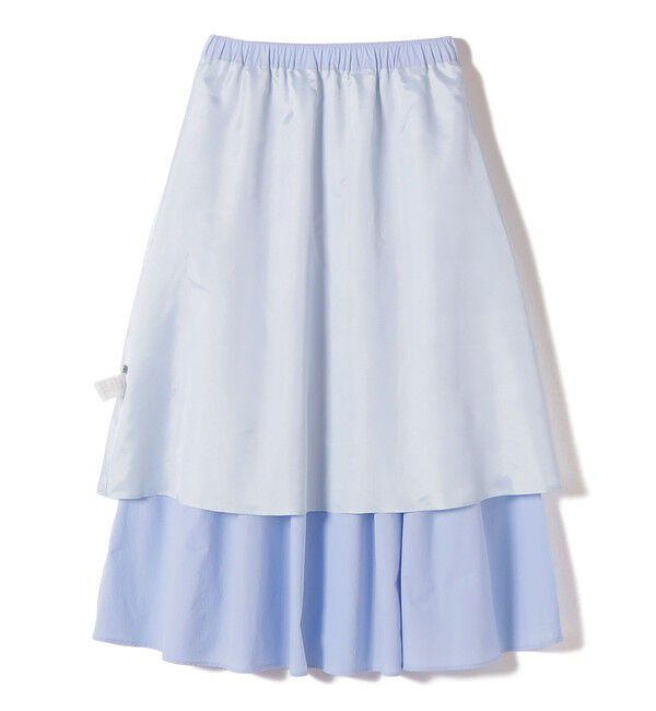 SHIPS for women「〈接触冷感 / 撥水加工〉TEXBRID(R) タフタ ギャザー スカート」|スカート|