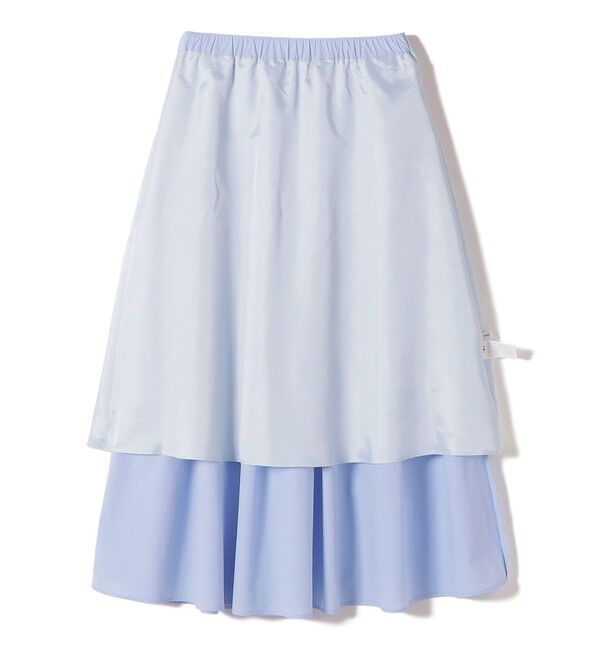SHIPS for women「〈接触冷感 / 撥水加工〉TEXBRID(R) タフタ ギャザー スカート」|スカート|