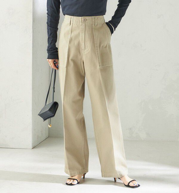 SHIPS for women「NINE CASE:〈洗濯機可能〉ベイカー パンツ」|その他|ベージュ