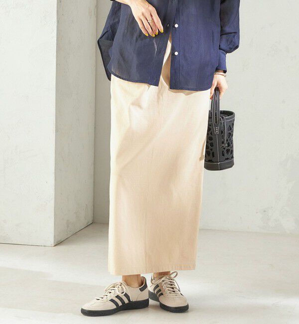 SHIPS for women「《予約》【一部WEB限定/ SHIPS別注】Champion: タイト スカート」|スカート|ベージュ系