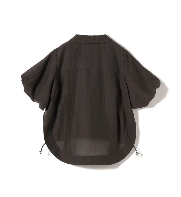 SHIPS for women「《予約》【WEB限定】〈手洗い可能〉バルーン スリーブ 裾 ドロスト ブラウス」|シャツ・ブラウス|