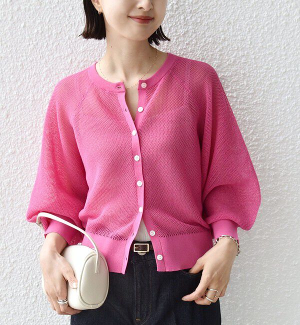 SHIPS for women「《予約》〈手洗い可能〉16G カーディガン」|カーディガン|