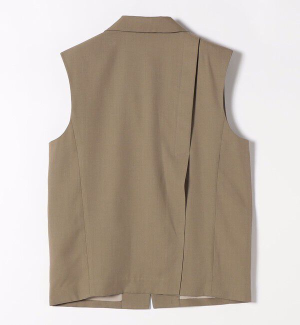 quaranciel「《予約》quaranciel: リネン ミックス テーラード オーバー ジレ」|ベスト・ジレ|