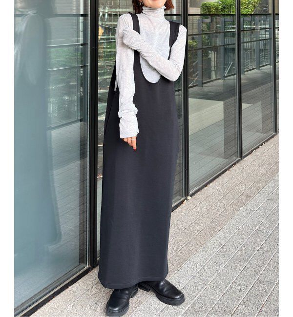 OUTDOOR PRODUCTS Usual Things「追加3ダンボールニット2WAYジャンスカ」|ワンピース|