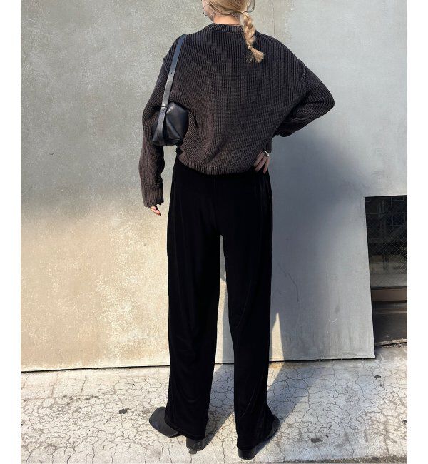 OUTDOOR PRODUCTS Usual Things「追加３ ベロアフレアパンツ」|スラックス|