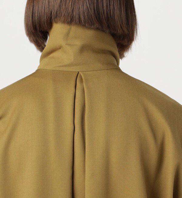 CABaN「 ウールツイル ハイネックロングシャツ」|シャツ・ブラウス|