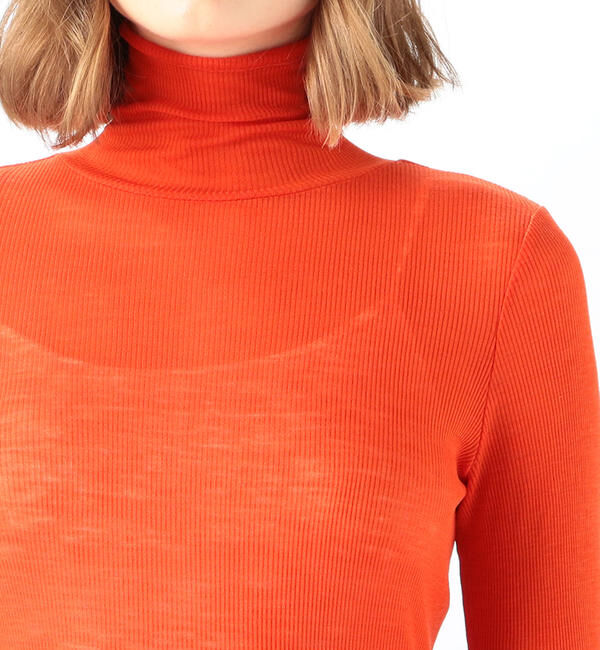 MACPHEE「ウールリブ タートルネックプルオーバー」|Tシャツ・カットソー|