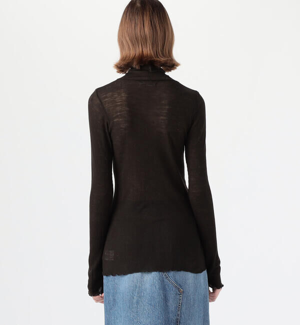 MACPHEE「ウールリブ タートルネックプルオーバー」|Tシャツ・カットソー|