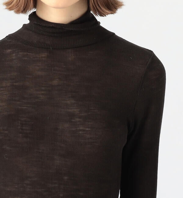 MACPHEE「ウールリブ タートルネックプルオーバー」|Tシャツ・カットソー|