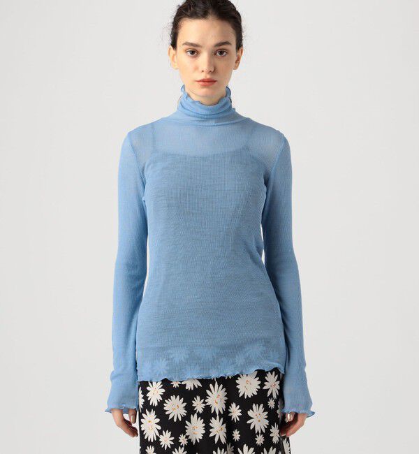 MACPHEE「ウールリブ タートルネックプルオーバー」|Tシャツ・カットソー|