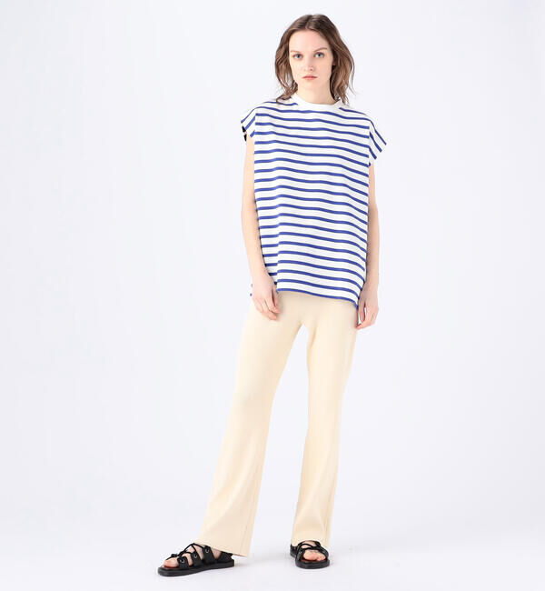 Ballsey「コットンストレッチリブ セミフレアパンツ」|その他|