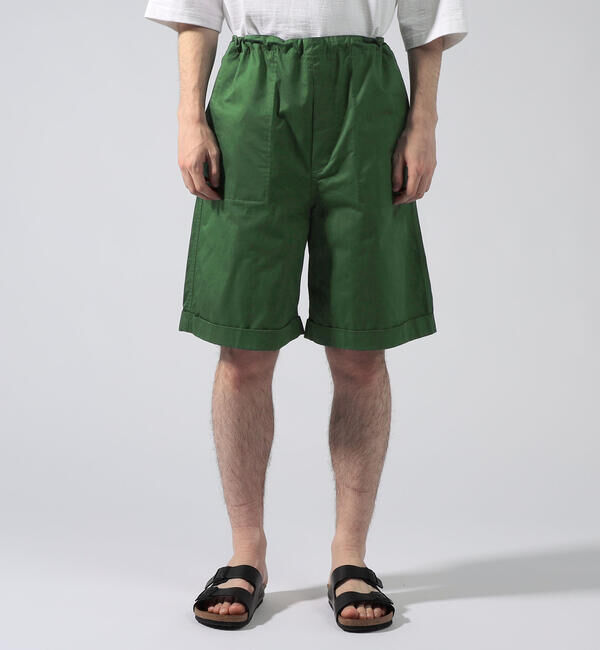 BLUE WORK「ブロークンツイル ワイドイージーショートパンツ」|その他|