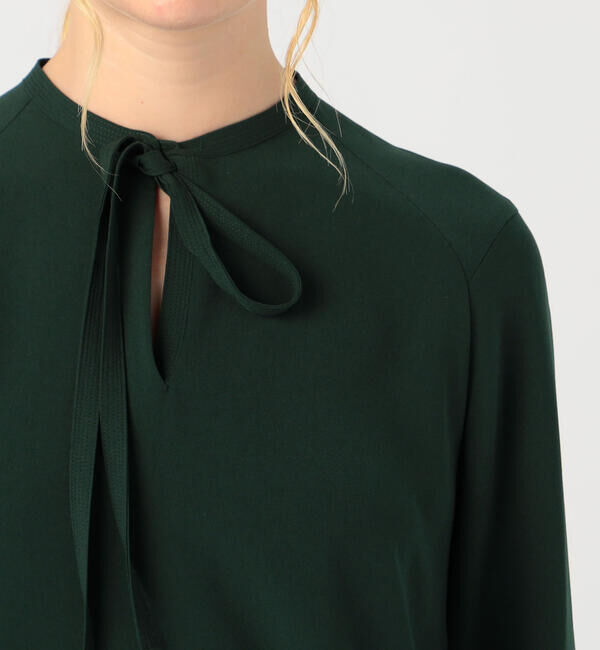 TOMORROWLAND collection「ポリエステルアムンゼン ボウタイブラウス」|シャツ・ブラウス|