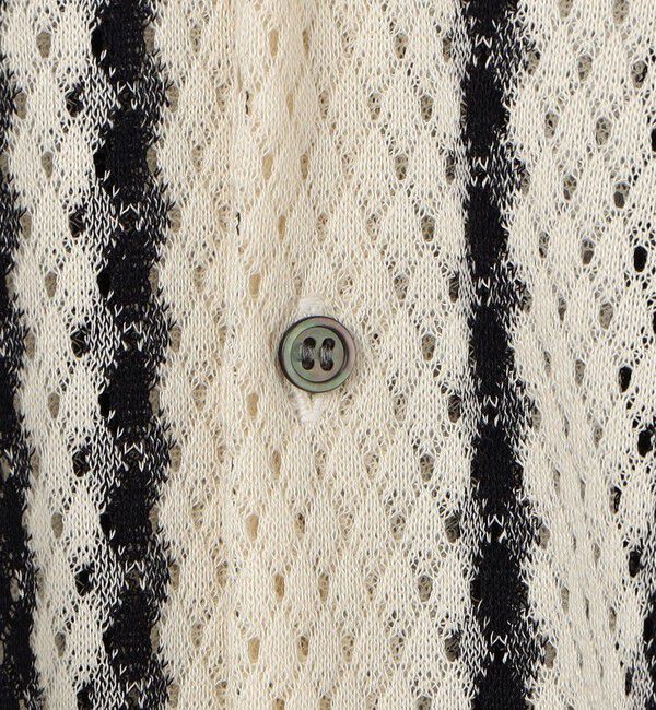 GALERIE VIE「ランダムストライプ オープンカラーシャツ」|シャツ・ブラウス|