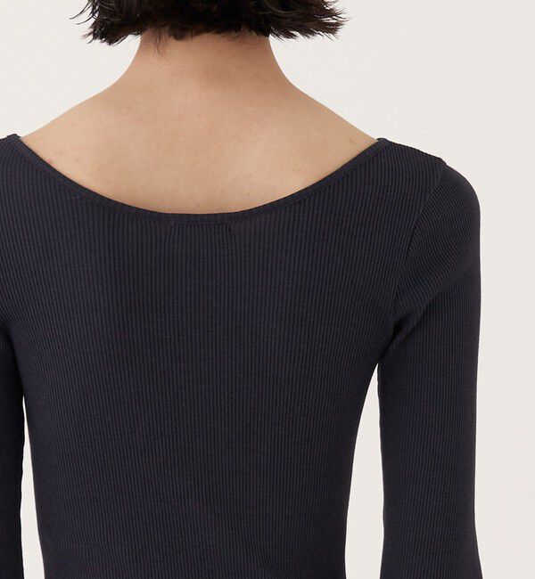 DES PRES「シルクコットンリブ ラウンドネックプルオーバー」|Tシャツ・カットソー|