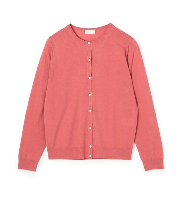 Ballsey「スーパーエクストラファインウール クルーネックカーディガン」|カーディガン|27 オレンジ