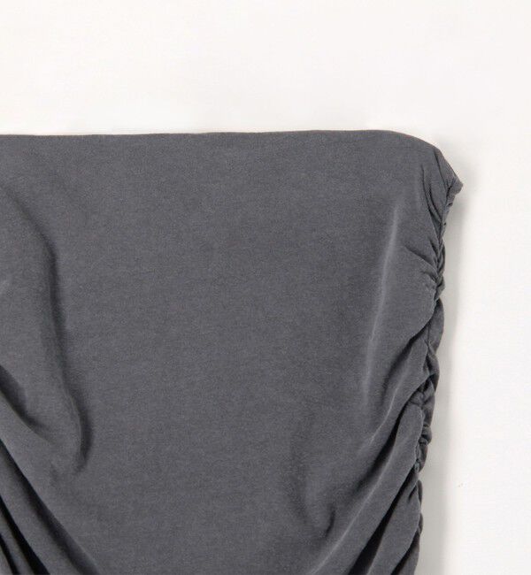 JAMES PERSE「ブラッシュドコットンジャージー サイドシャーリングスカート WRBJ5960」|タイト|