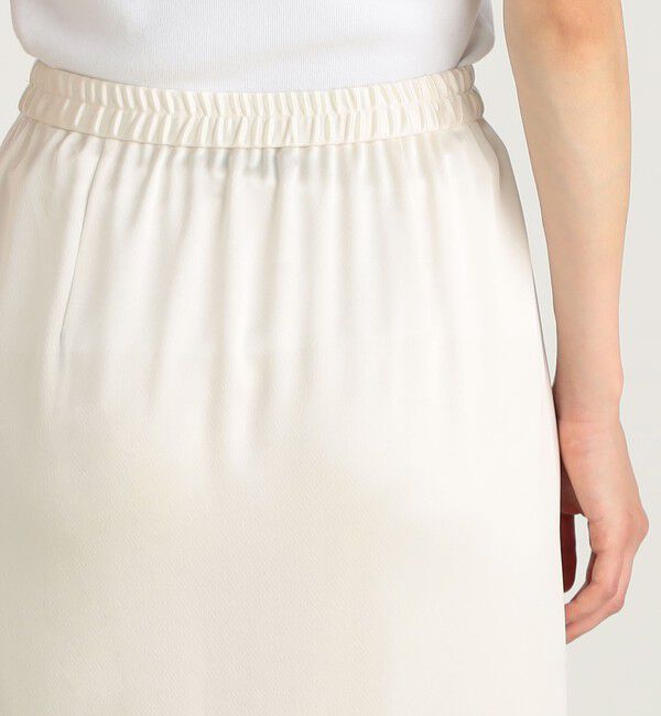 Edition「ハンマーサテン タイトスカート」|タイト|