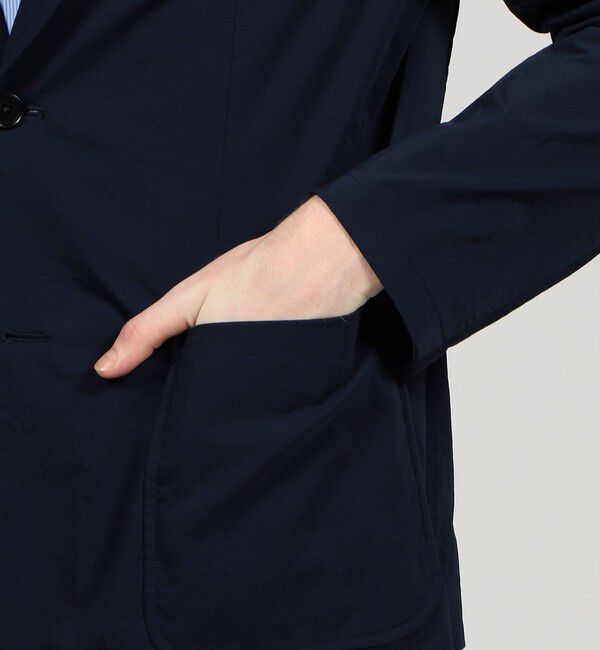 TOMORROWLAND MENS「コンパクトナイロン シングルブレステッド2Bジャケット」|テーラードジャケット|