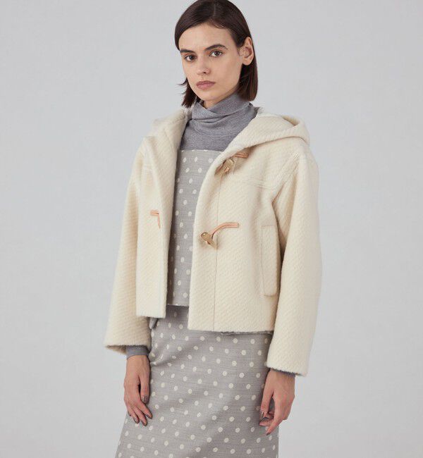 TOMORROWLAND collection「モヘヤダイアゴナル ショートダッフルコート」|ダッフルコート|