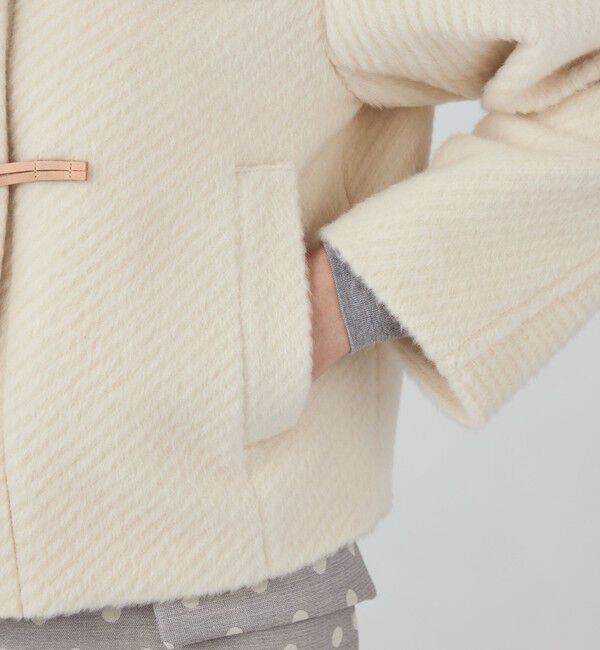 TOMORROWLAND collection「モヘヤダイアゴナル ショートダッフルコート」|ダッフルコート|