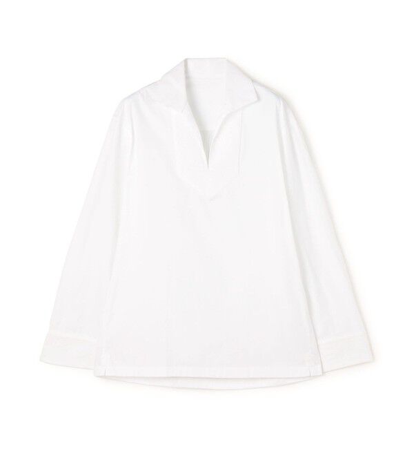 TOMORROWLAND BUYING WEAR「BOURRIENNE ARTISAN コットン オープンカラーシャツ」|シャツ・ブラウス|11 ホワイト