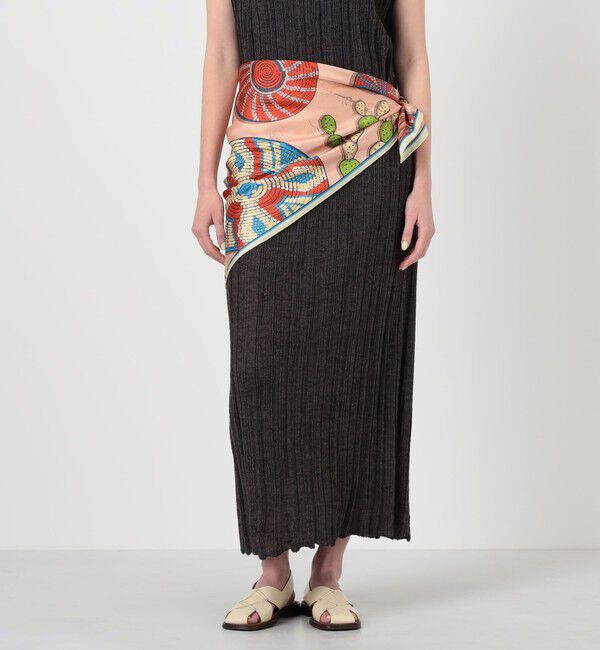 TOMORROWLAND GOODS「【別注】manipuri AFRICAN シルクスカーフ」|バンダナ・スカーフ|