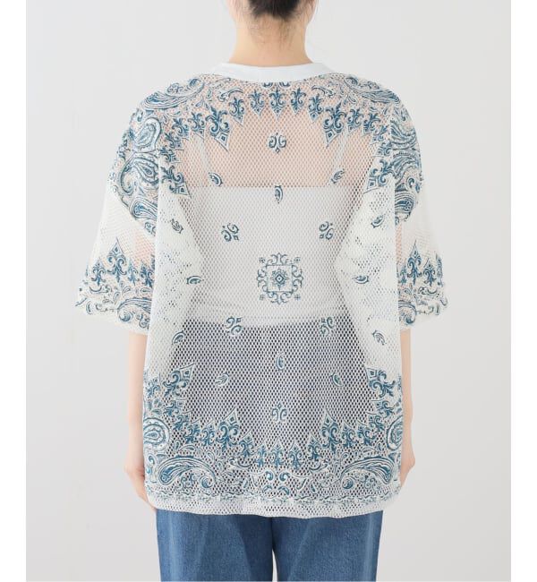  「TAAKK BANDANA MESH T-SHIRT TA26SS-JR040：Tシャツ」|Tシャツ・カットソー|