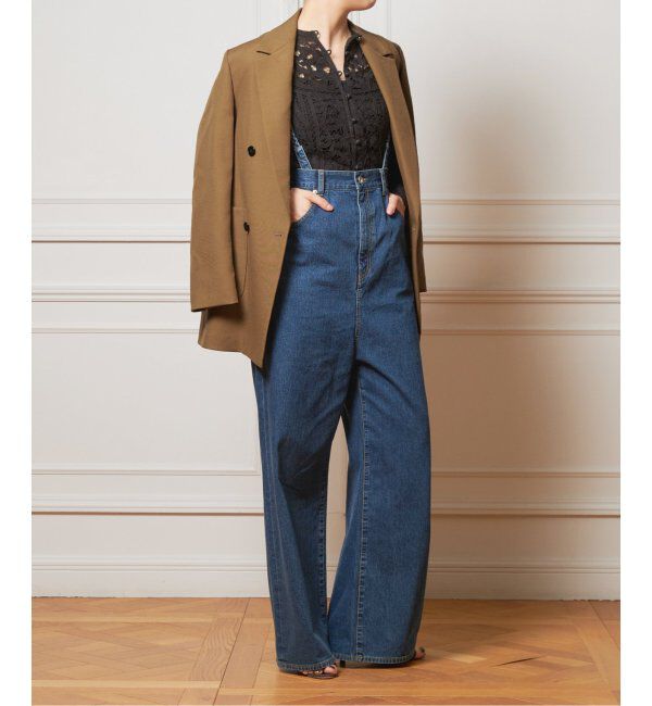 IENA LA BOUCLE「《追加》IENA LA BOUCLE ハイエストウエストデニムパンツ2」|デニム|