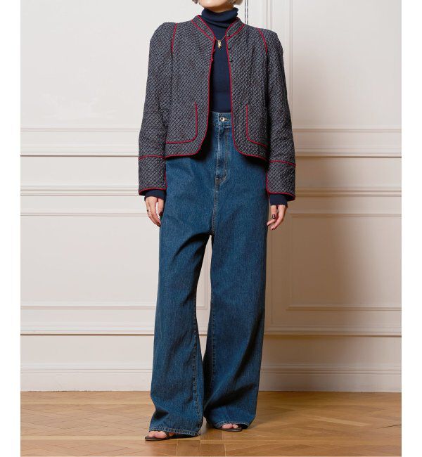 IENA LA BOUCLE「《追加》IENA LA BOUCLE ハイエストウエストデニムパンツ2」|デニム|