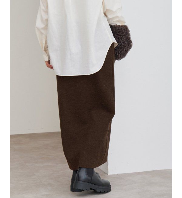 IENA「《追加》スーパーファインスムースニットスカート」|スカート|