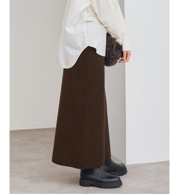 IENA「《追加》スーパーファインスムースニットスカート」|スカート|