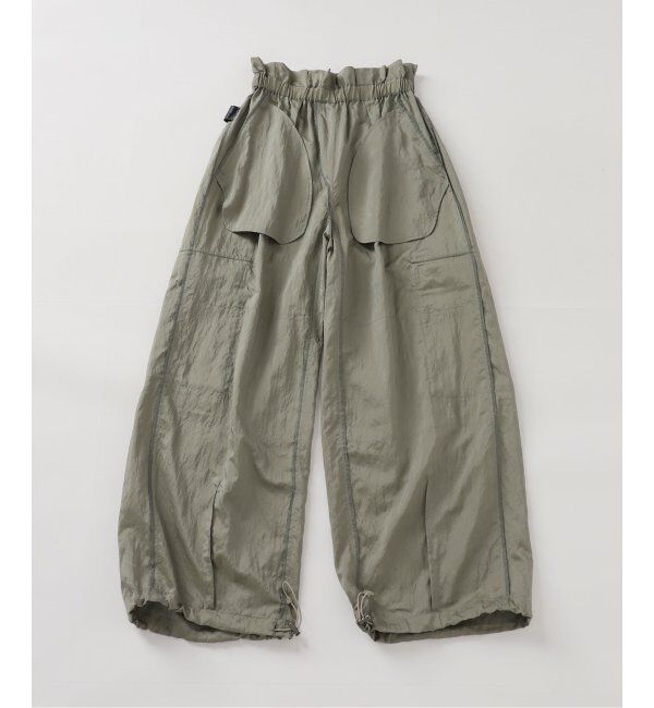 IENA LA BOUCLE「IENA LA BOUCLE ナイロンシルクライトタフタカーゴパンツ」|カーゴ|