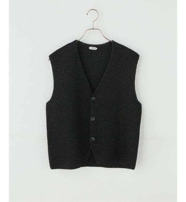 IENA「PURLAM/プラム AZE Vest ベスト PU126-MVE 01」|ベスト・ジレ|ブラック