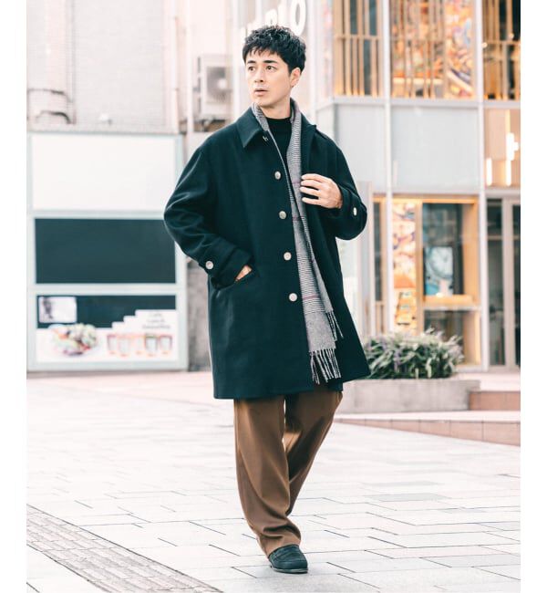 EDIFICE「MACKINTOSH(マッキントッシュ) 別注 HUMBIE/ハンビー SL」|ステンカラーコート|