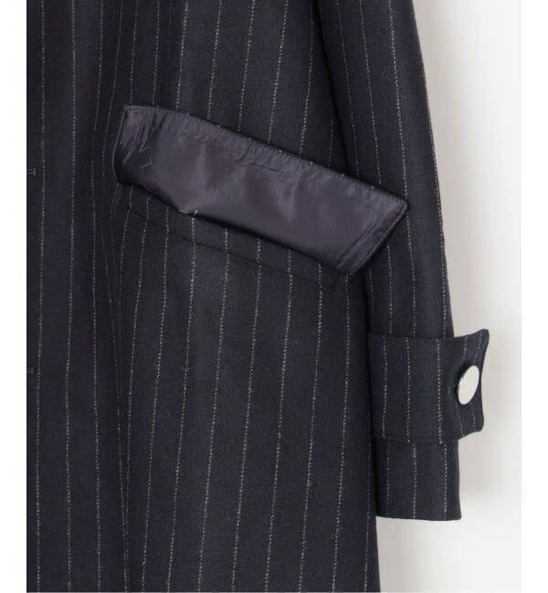 EDIFICE「MACKINTOSH(マッキントッシュ) 別注 HUMBIE/ハンビー SL &rdquo;ストライプ&rdquo;」|ステンカラーコート|