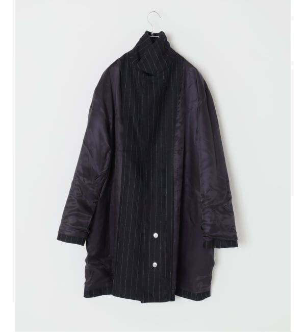 EDIFICE「MACKINTOSH(マッキントッシュ) 別注 HUMBIE/ハンビー SL &rdquo;ストライプ&rdquo;」|ステンカラーコート|