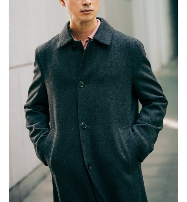EDIFICE「MACKINTOSH(マッキントッシュ) 別注 DUNKELD/ダンケルド Loro Piana Fabric」|ステンカラーコート|