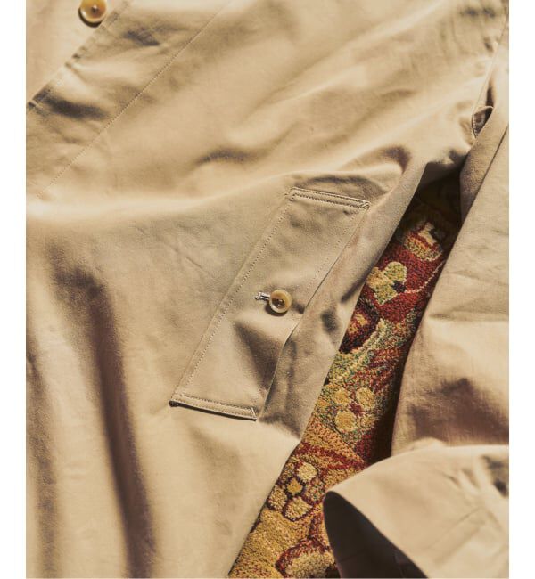 417 EDIFICE「【MOONLIGHT CLOTHING】 Balmacaan coat / バルマカーンコート」|ステンカラーコート|