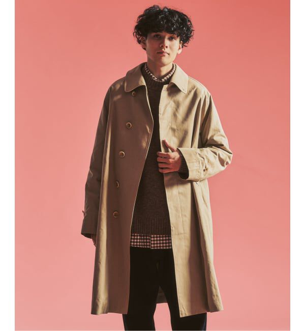 417 EDIFICE「【MOONLIGHT CLOTHING】 Balmacaan coat / バルマカーンコート」|ステンカラーコート|