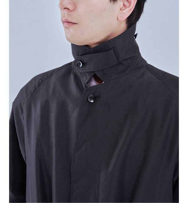 EDIFICE「ライトウェイト タフタ コート」|ステンカラーコート|