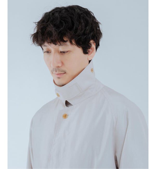 EDIFICE「ライトウェイト タフタ コート」|ステンカラーコート|