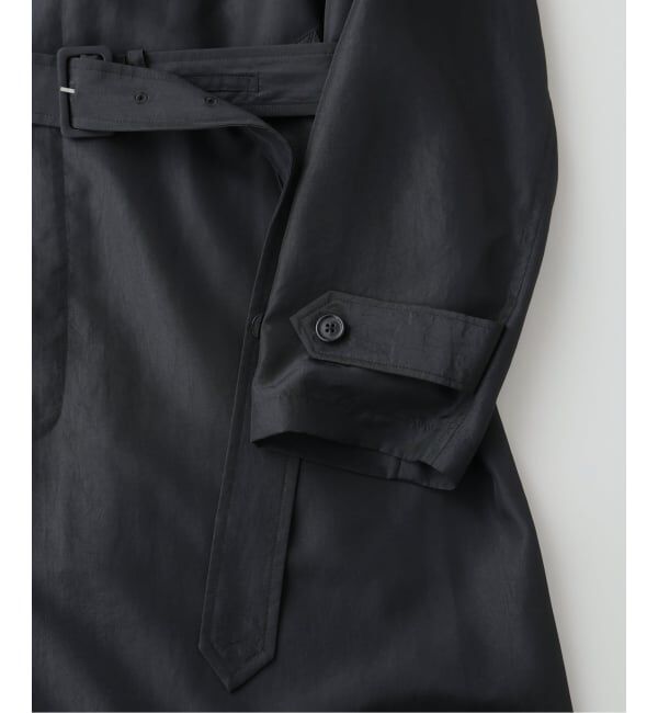 EDIFICE「ライトウェイト タフタ コート」|ステンカラーコート|