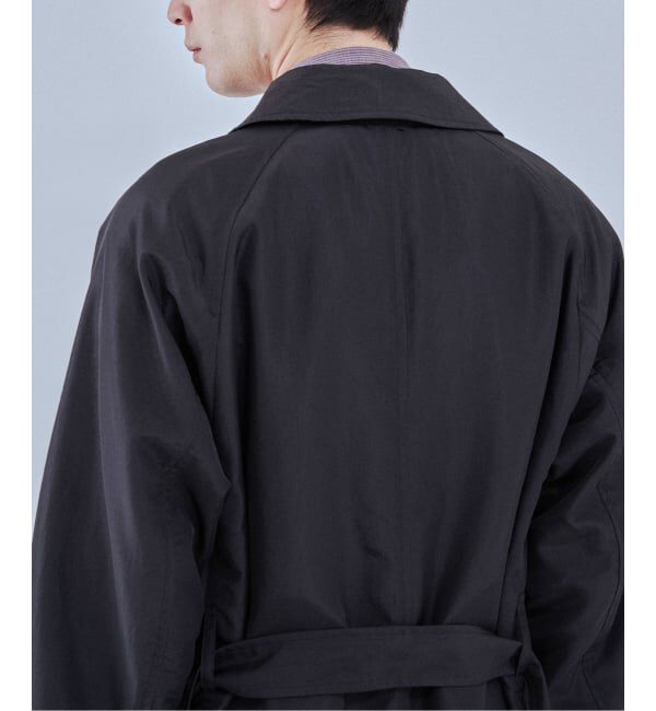 EDIFICE「ライトウェイト タフタ コート」|ステンカラーコート|