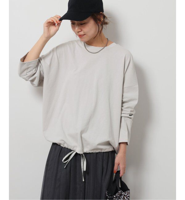 JOURNAL STANDARD relume「《追加》ギャザーヘムロングスリーブ」|Tシャツ・カットソー|