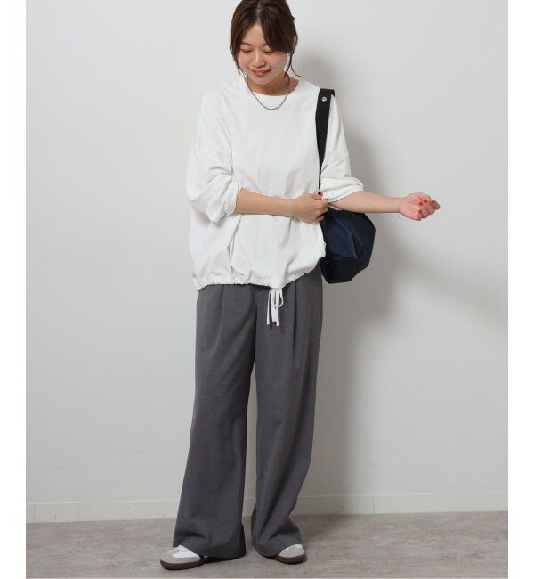 JOURNAL STANDARD relume「《追加》ギャザーヘムロングスリーブ」|Tシャツ・カットソー|